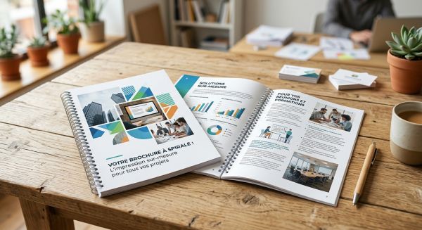 Votre brochure à spirale : impression sur-mesure pour tous vos projets